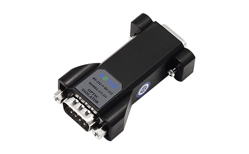 工業(yè)串口隔離器接口轉(zhuǎn)換器_UT-211 RS-232串口光電隔離器三線 2、3、5腳