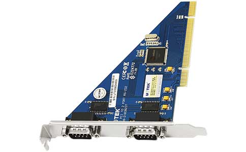 工業PCI多串口卡_UT-752 PCI轉2口RS-232高速串口卡