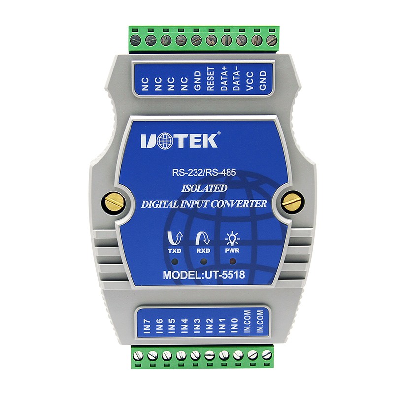 數字量8通道光隔濕接點I/O輸入模塊