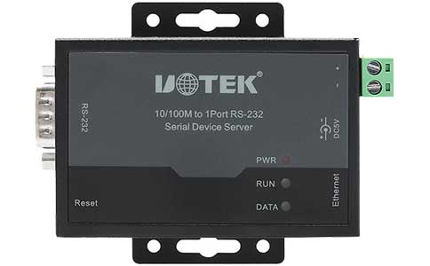 工業(yè)串口設備聯(lián)網(wǎng)通訊服務器_UT-6801BC 10/100M轉(zhuǎn)1口RS-232串口服務器