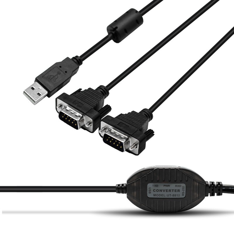 USB轉二口 RS-232轉換器